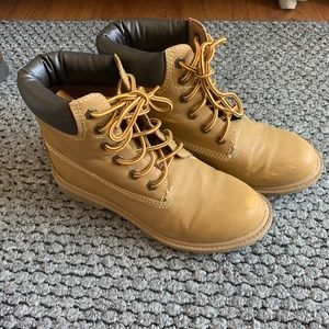 Tan Combat Boots